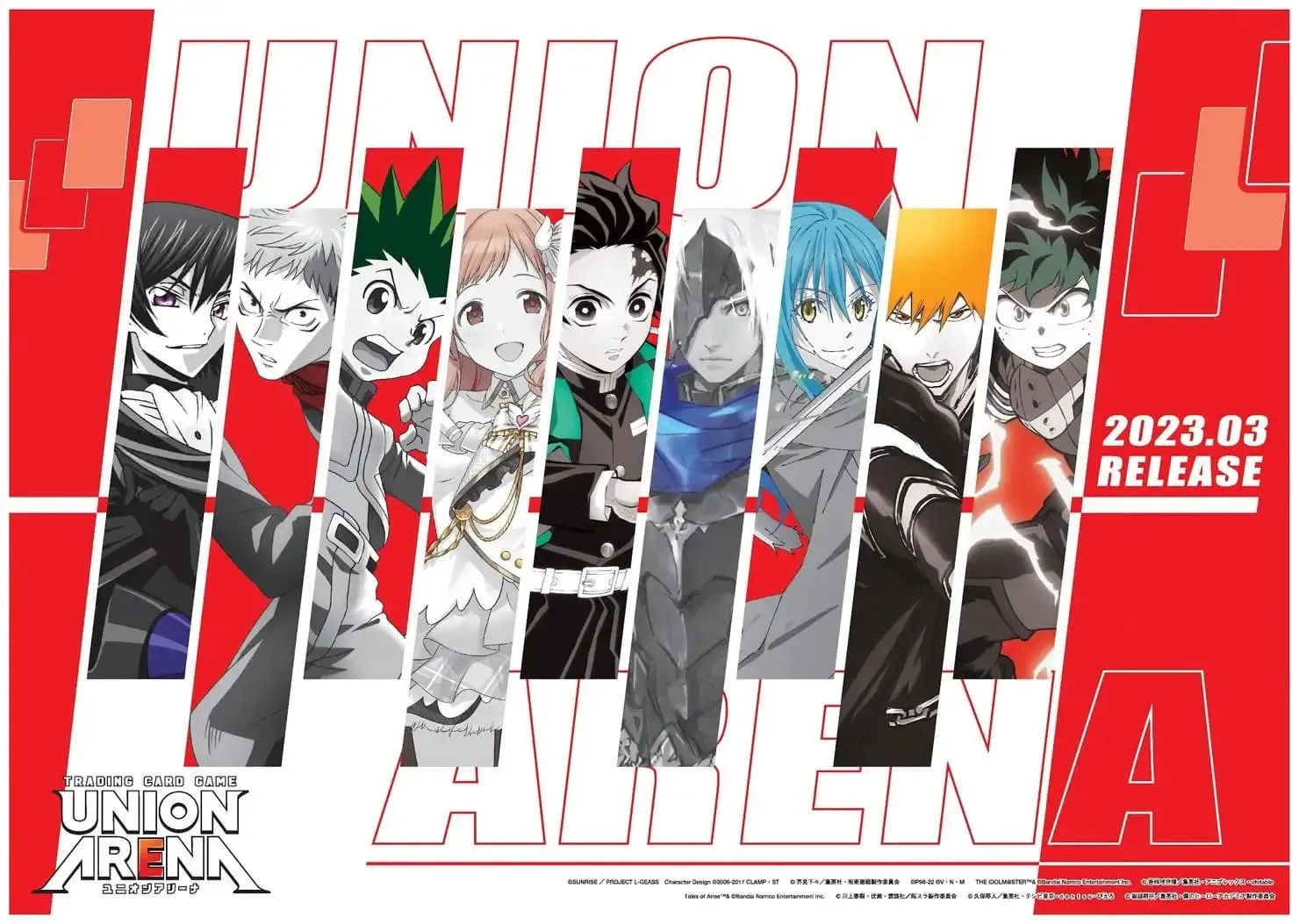 Bandai Akan Meluncurkan TCG Crossover Union Arena pada Maret 2023