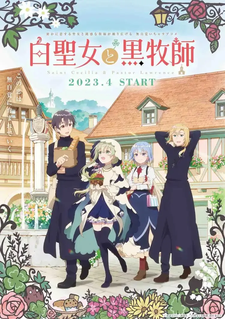 Anime TV Shiro Seijo to Kuro Bokushi Ungkap PV, Visual, dan Seiyuu Lainnya