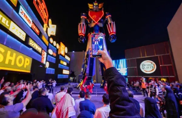 Patung Grendizer di Saudi Arabia Diresmikan sebagai Patung Metal Terbesar di Dunia dari Karakter Fiksi