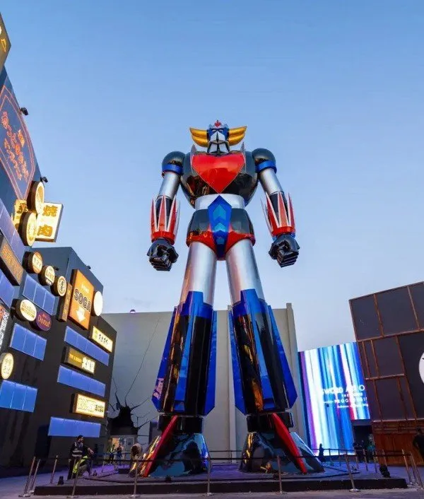 Patung Grendizer di Saudi Arabia Diresmikan sebagai Patung Metal Terbesar di Dunia dari Karakter Fiksi