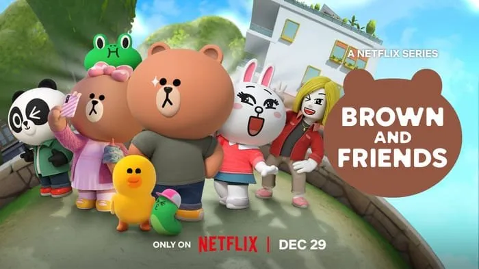 Tanggal Debut Seri CG Brown and Friends di Netflix Sudah Terungkap