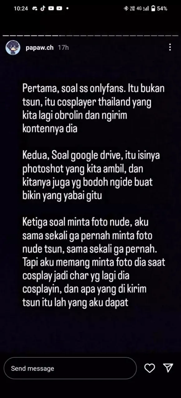 Cosplayer Minor Dituduh Selingkuh Dengan Vtuber Berusia 22 tahun