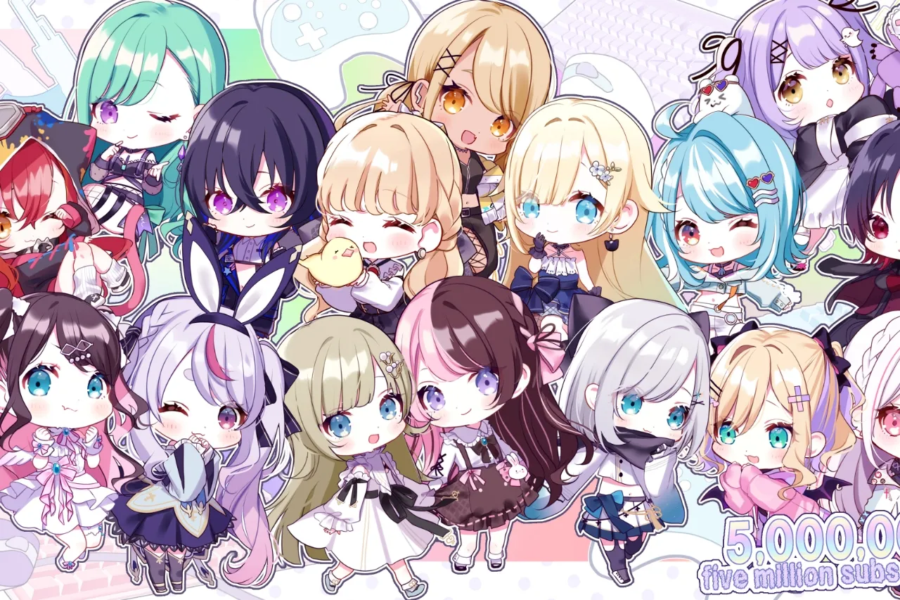Grup VTuber eSports "Vspo!" Melampaui Total 5 Juta Pengikut YouTube