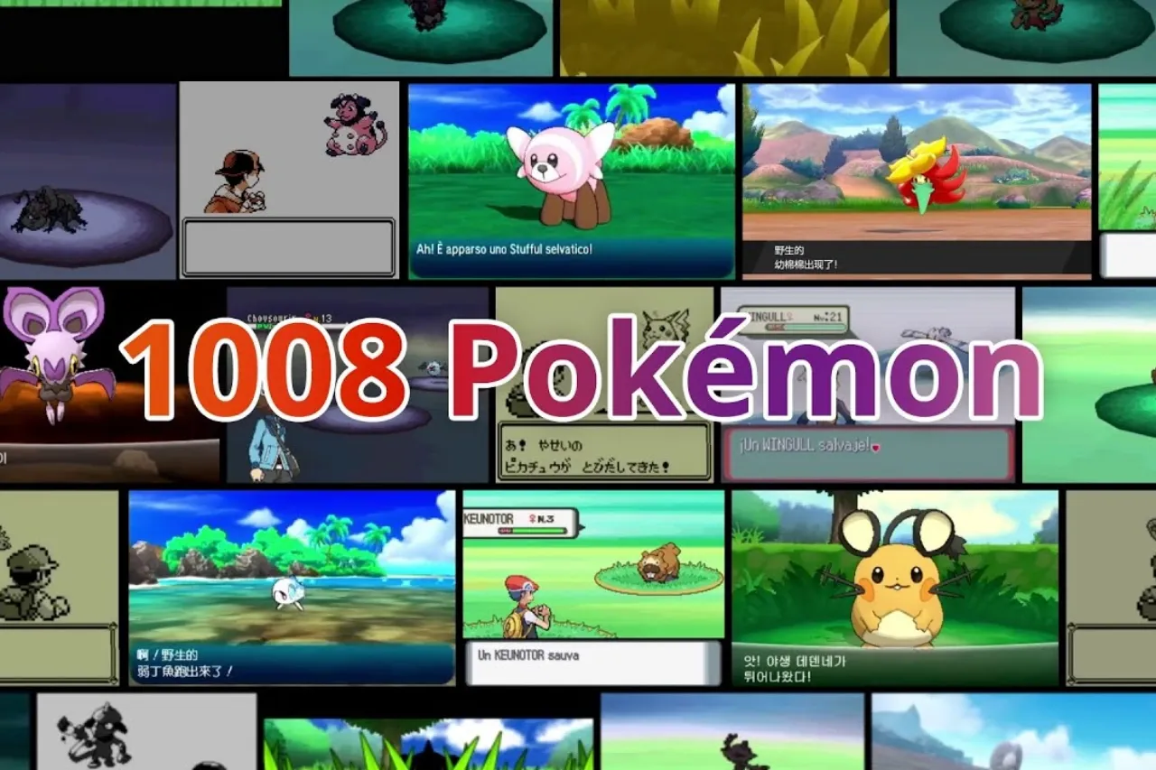 Waralaba Pokémon Merayakan Tercapainya 1,008 Pokémon dengan Video Baru