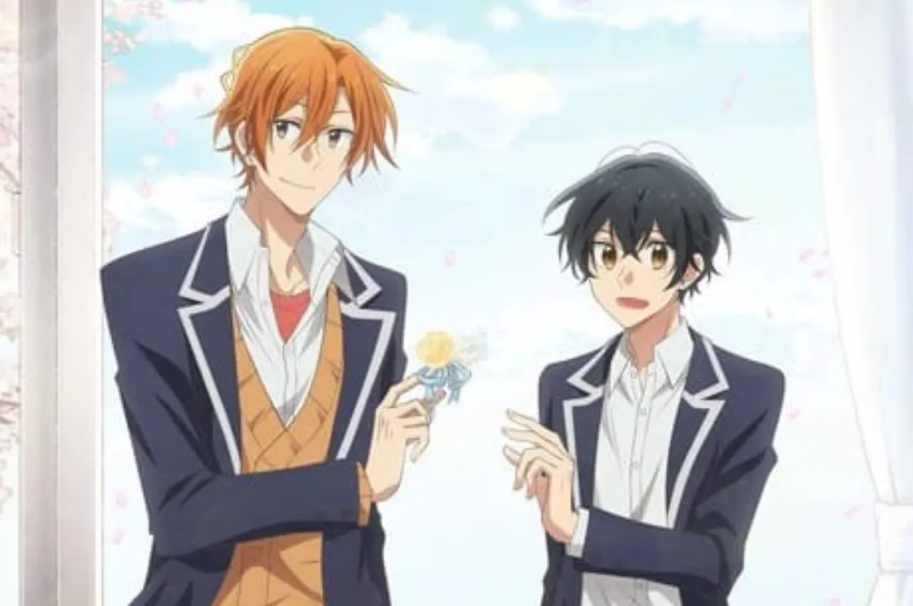 Film Anime Sasaki to Miyano Ungkap Trailer dan Visual Utama