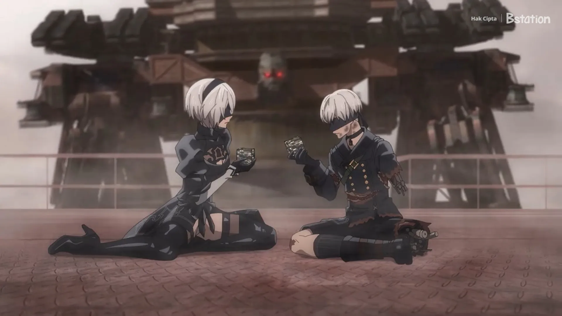 Kesan Episode 1 NieR:Automata Ver1.1a - Sempak 2B yang Indah Hancur dengan Kualitas Terjemahan Resmi Yang Buruk