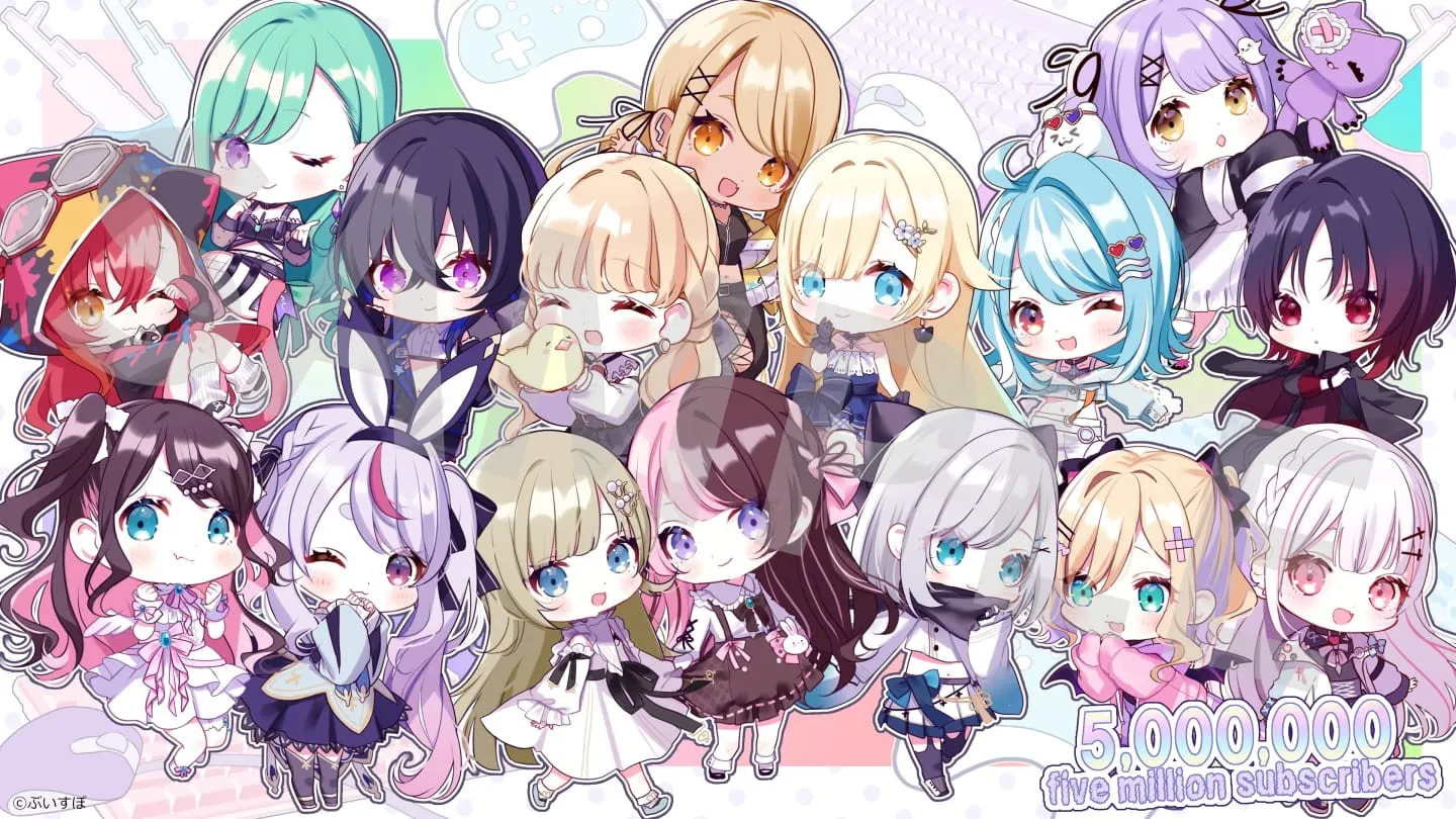 Grup VTuber eSports "Vspo!" Melampaui Total 5 Juta Pengikut YouTube
