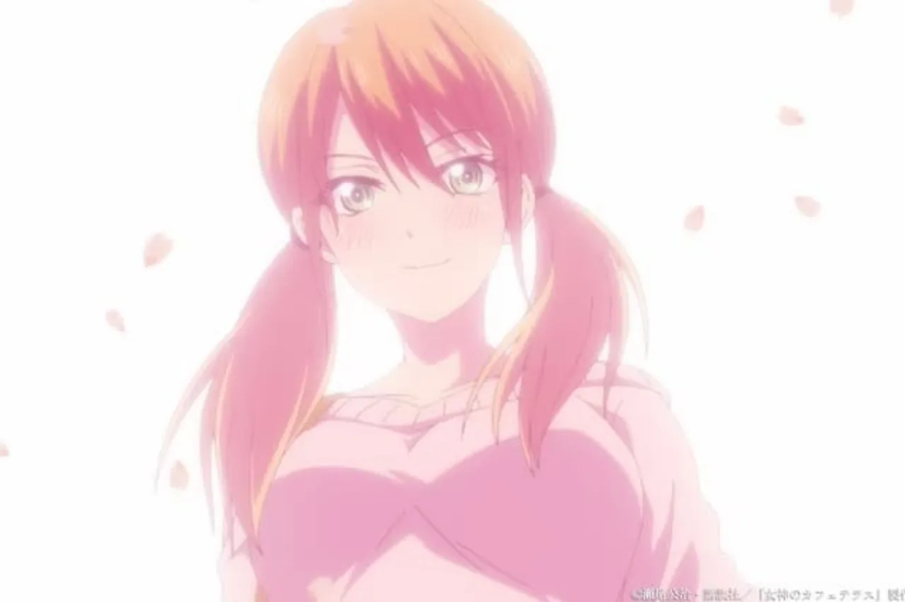 Anime Megami no Café Terrace Rilis Video dan Visual Karakter Riho Tsukishima