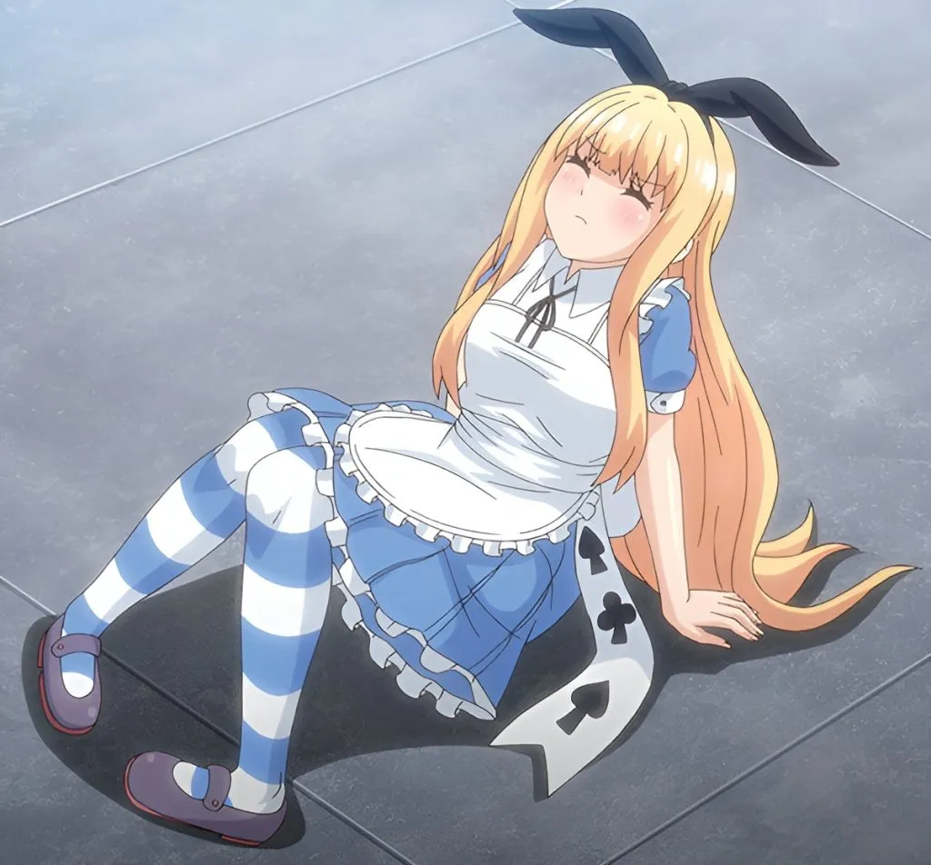 Inilah Gambar Cuplikan Otogibanashi no Onigokko Episode 2: Alice in Wonderland