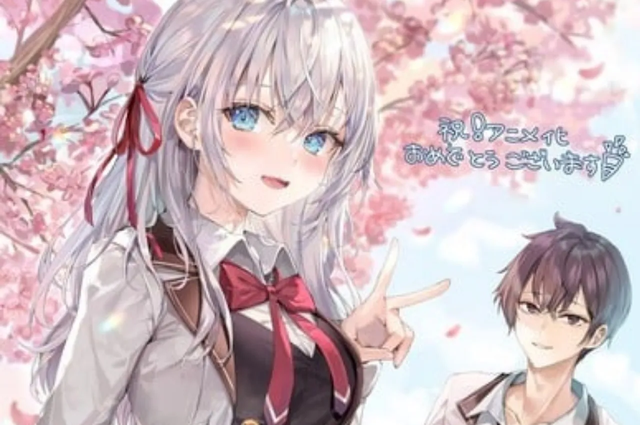 Novel Ringan Tokidoki Bosotto Russia-go de Dereru Tonari no Alya-san Mendapatkan Anime TV dan VTuber