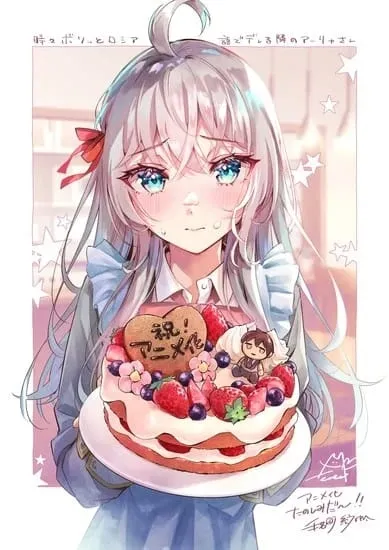 Novel Ringan Tokidoki Bosotto Russia-go de Dereru Tonari no Alya-san Mendapatkan Anime TV dan VTuber