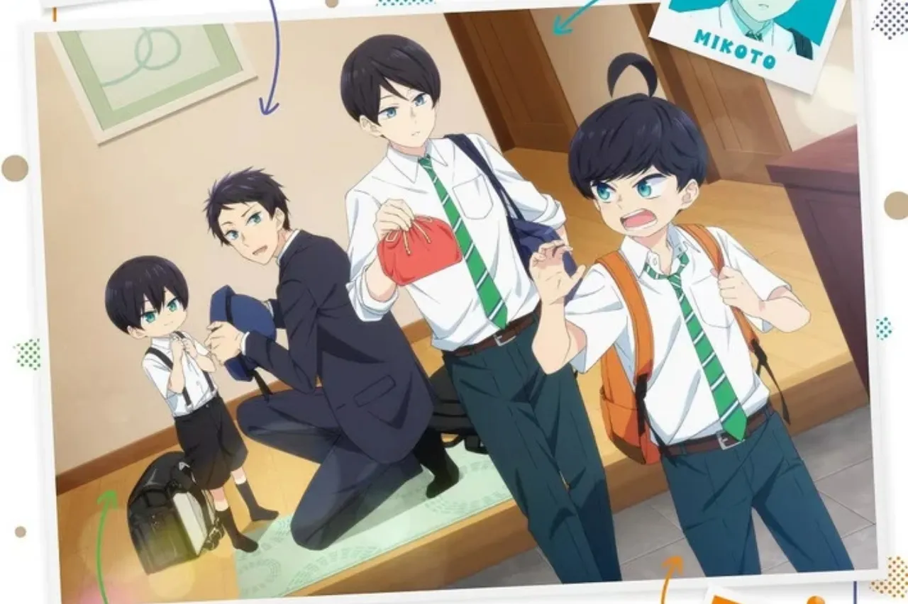 Manga Yuzuki-san Chi no Yon-Kyōdai Mendapatkan Anime TV untuk Musim Gugur 2023