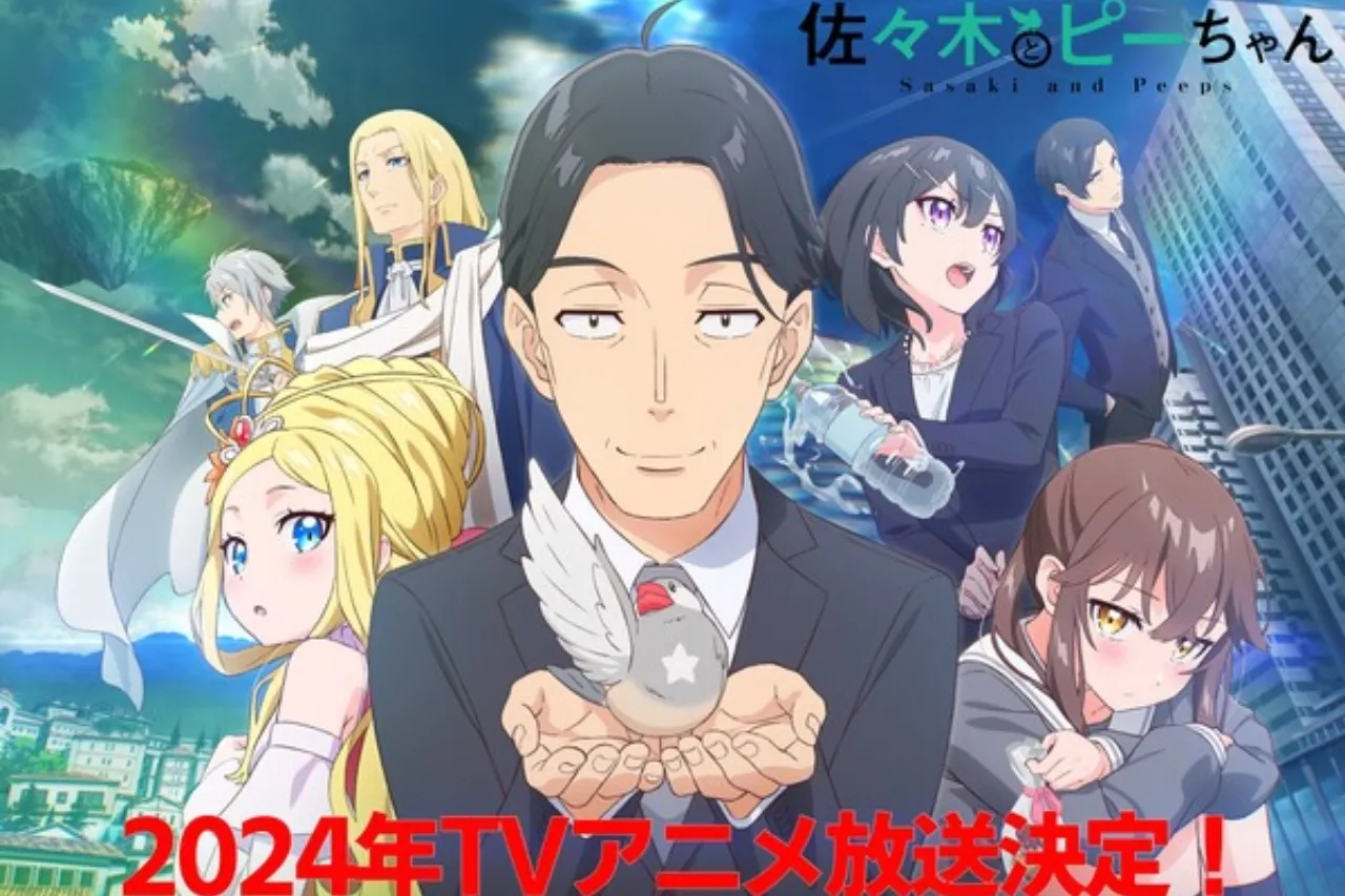 Anime TV Sasaki and Pichan Akan Tayang Perdana pada Tahun 2024