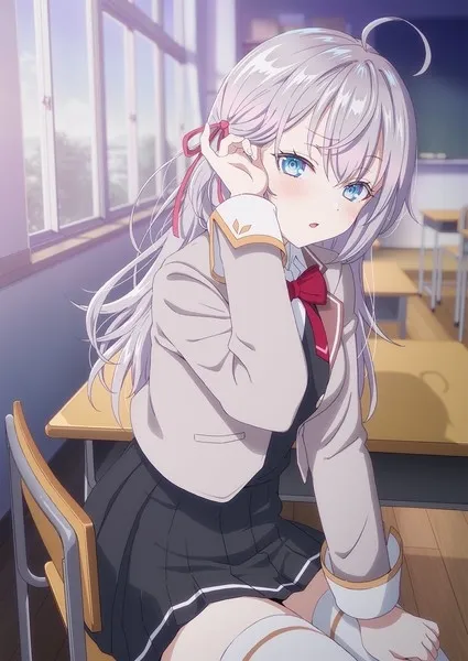 Anime Tokidoki Bosotto Russia-go de Dereru Tonari no Alya-san Ungkap Staf Utama dan Seiyuu Lainnya