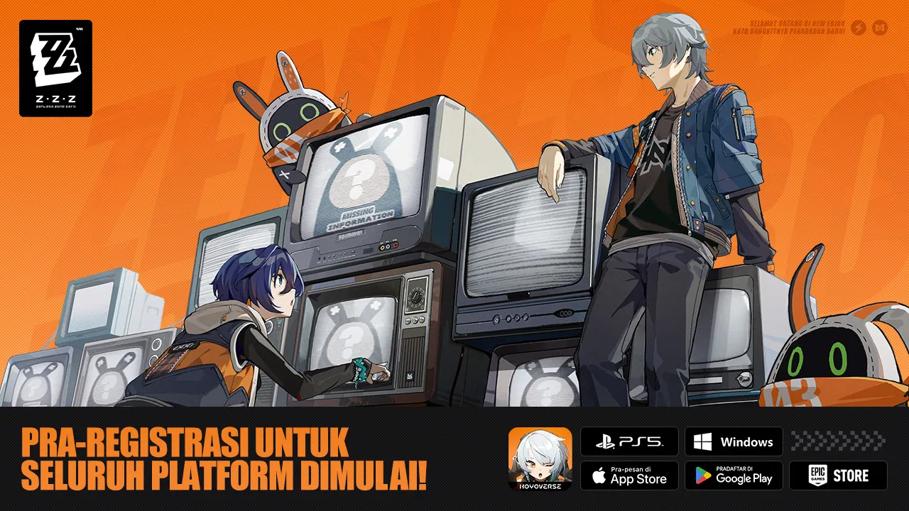Pra-registrasi Global Zenless Zone Zero di Platform PS5, PC, iOS, dan Android Resmi Dimulai